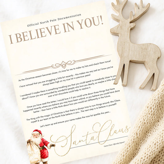 Neutrals I Believe in You Letter