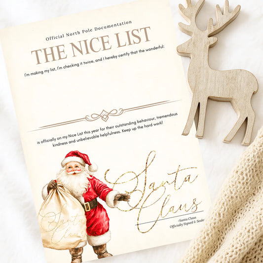 Neutrals Nice List Certificate