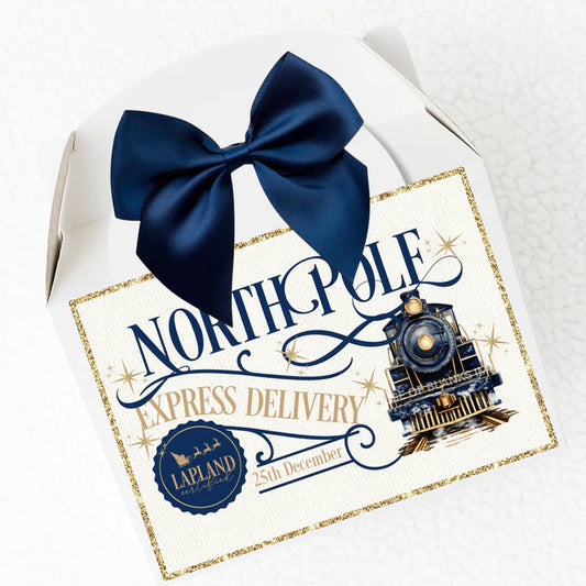 North Pole Blue Treat Box