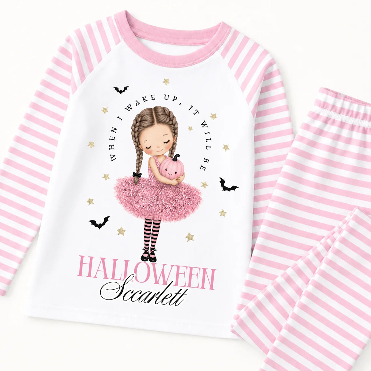 Halloween Tutu Girl PJS