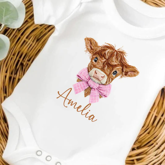 Highland Cow Pink