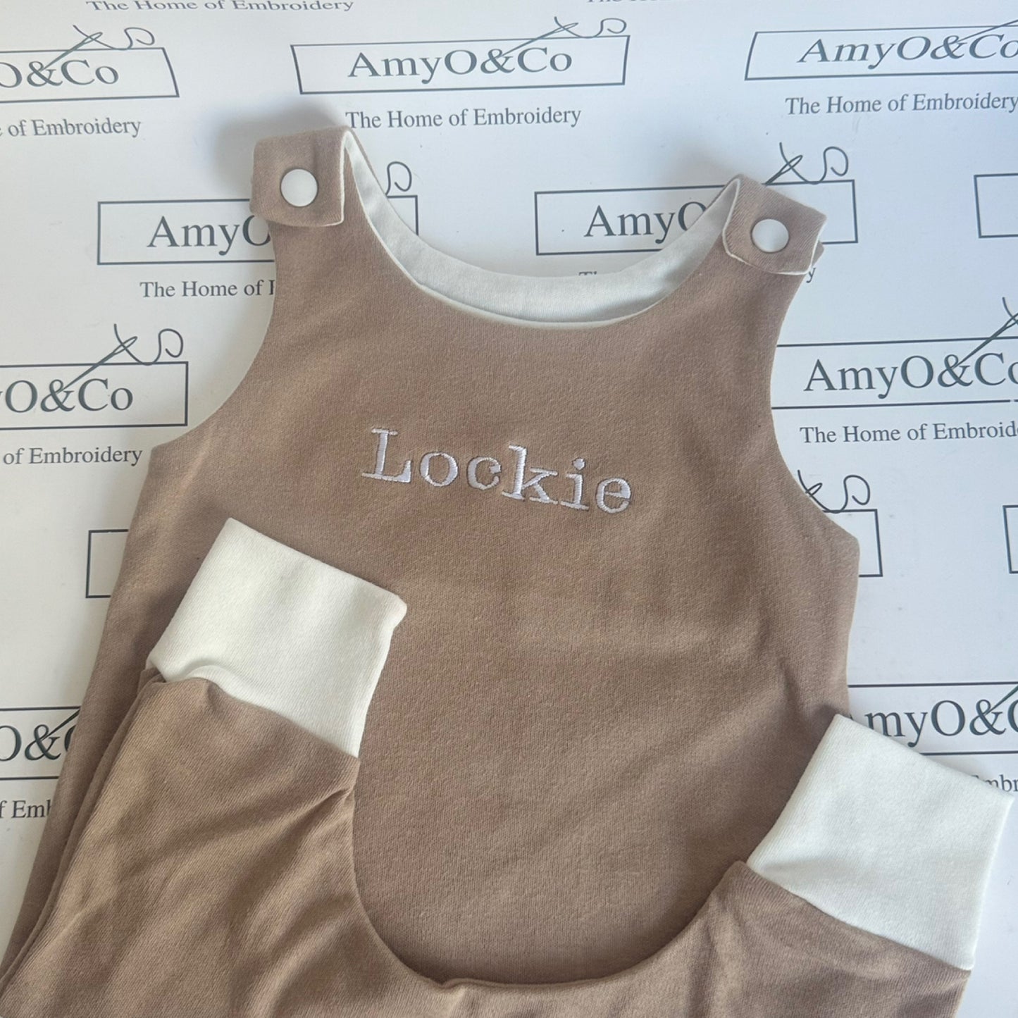 Embroidered Romper Cotton