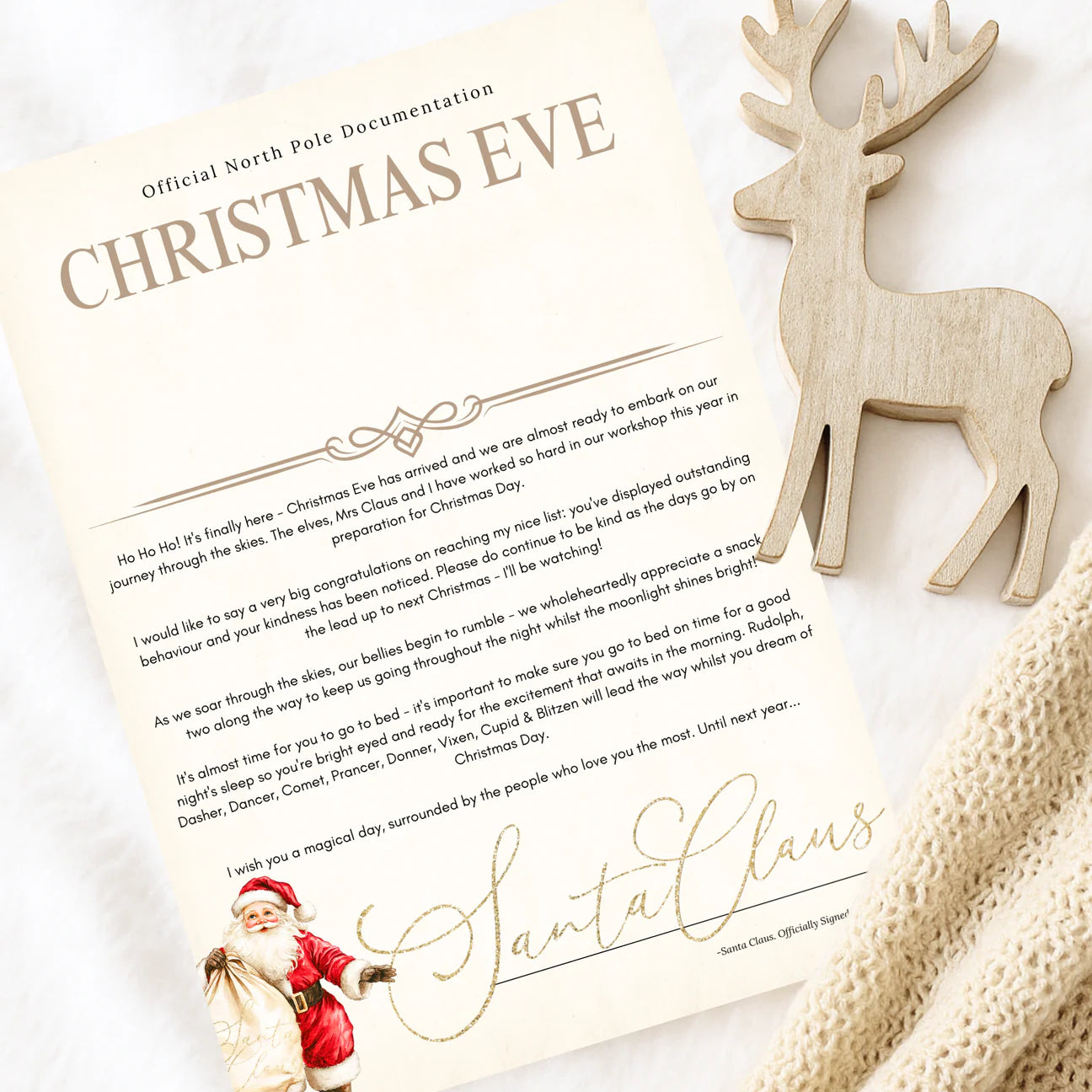 Neutrals Christmas Eve Letter