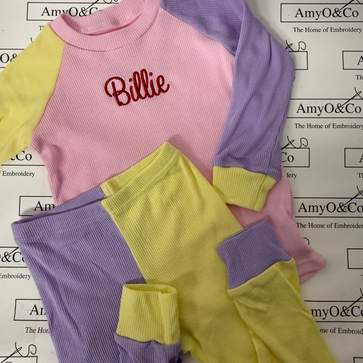 Embroidered Trio Loungewear