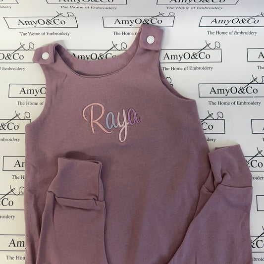 Embroidered Romper Cotton