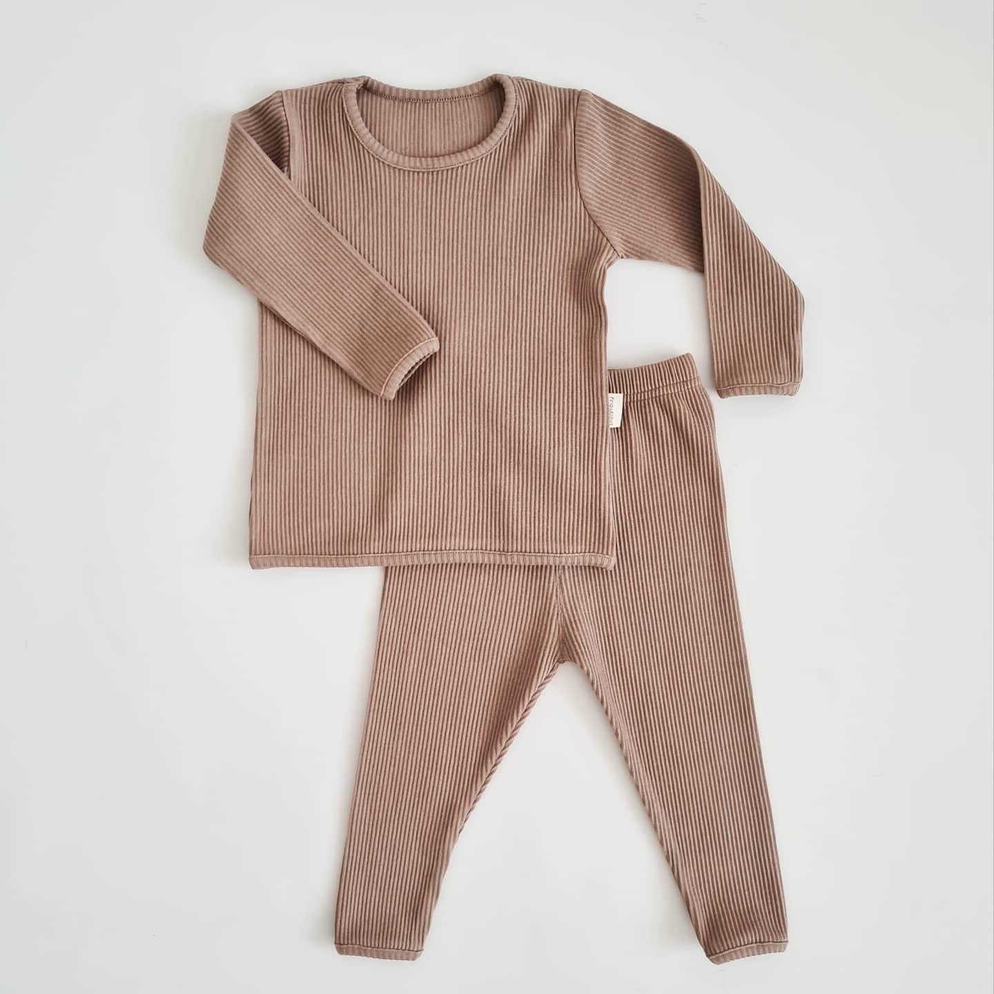 Biscuit Ribbed Loungewear